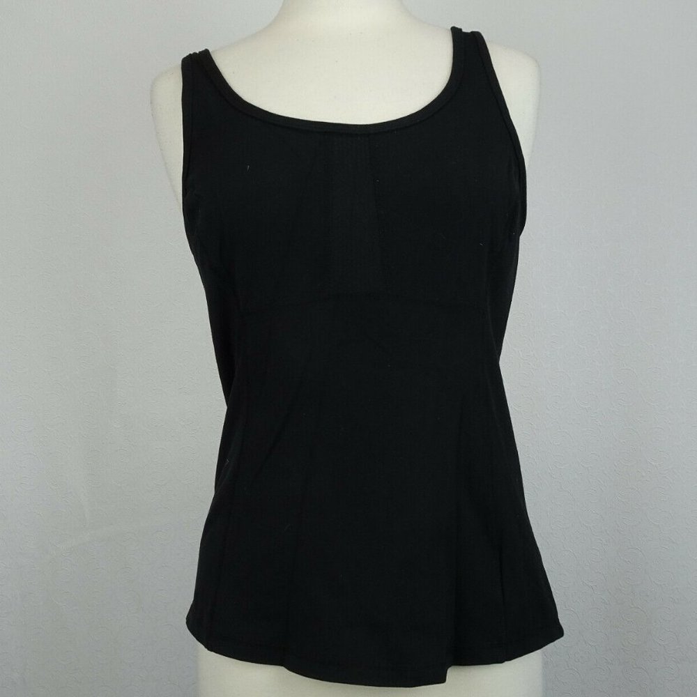 Lululemon Size 10 Black Scoop Tank Top